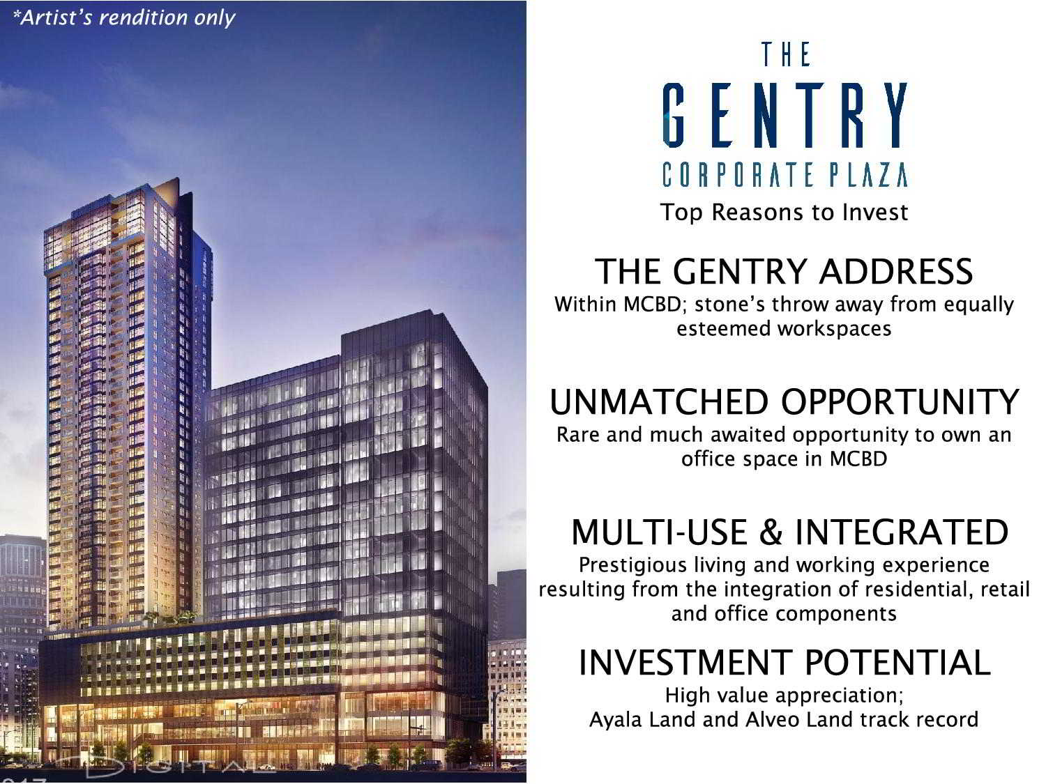 PHILIPPINES PREMIERE BUSINESS DISTRICT - GENTRY CORPORATE PLAZA