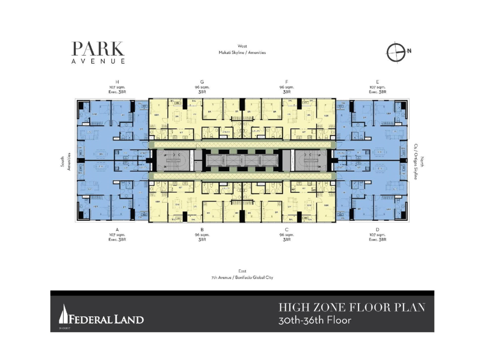 FLOOR PLAN OF PARK AVENUE BY FEDERAL LAND
